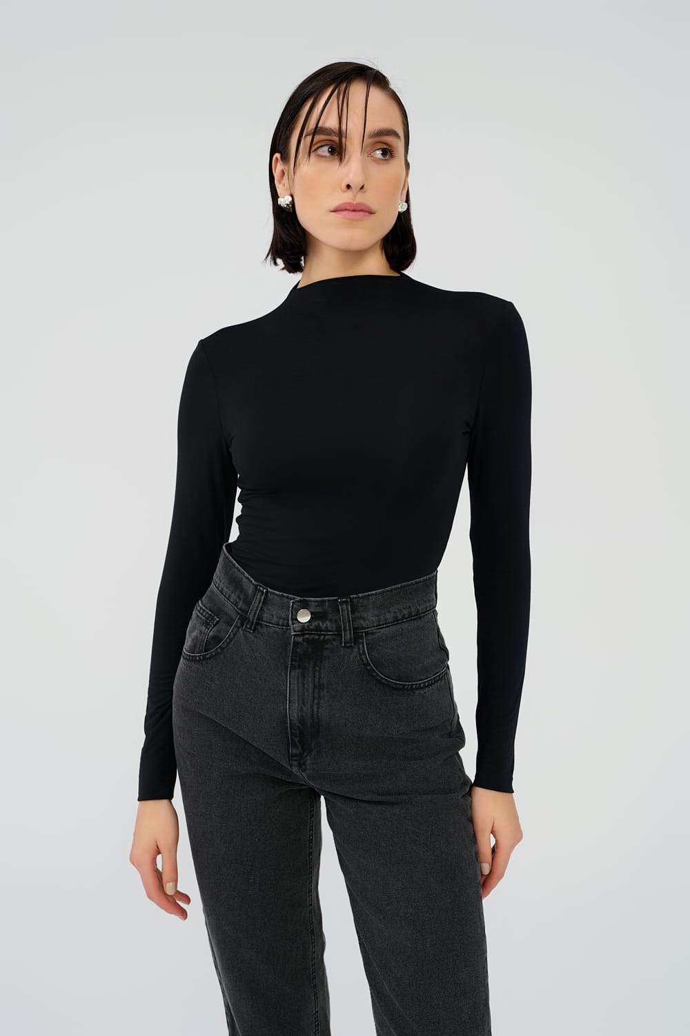 Body z mini golfem czarne