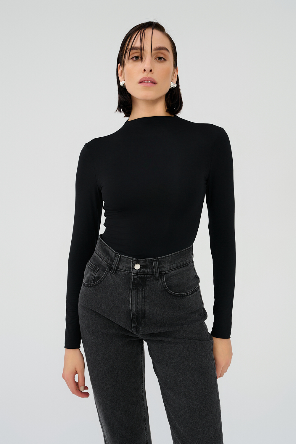Body z mini golfem czarne